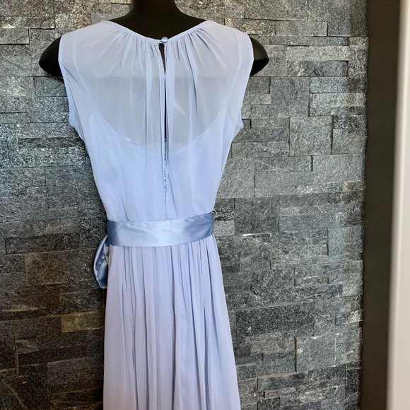 After Six bridesmaid Dress in Windsor Blue - Picture 6 of 9